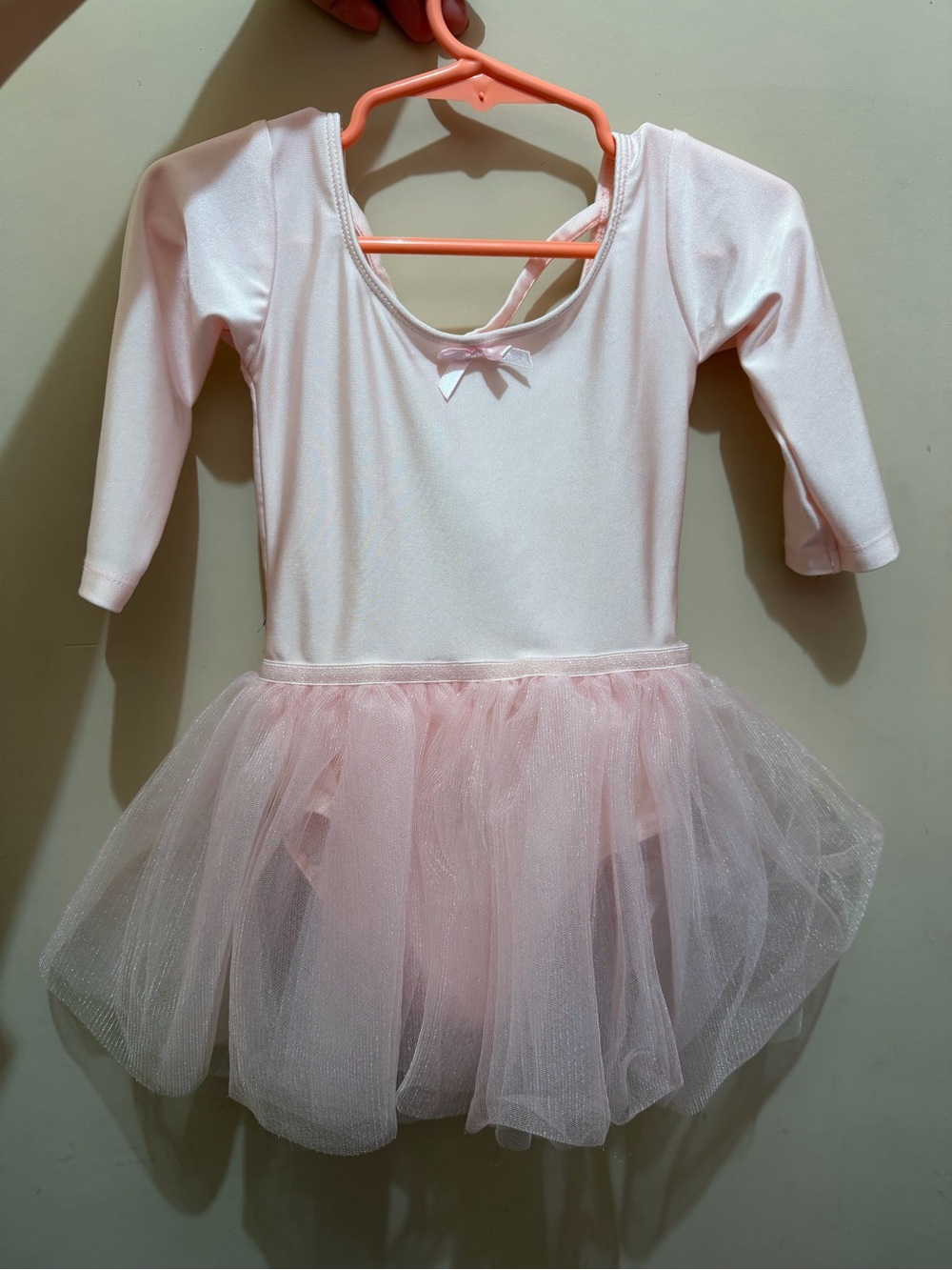 H&M Light Pink Long-Sleeve Tutu Dress